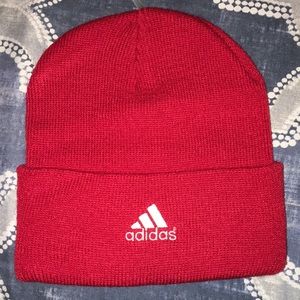 Adidas Red Kids beanie